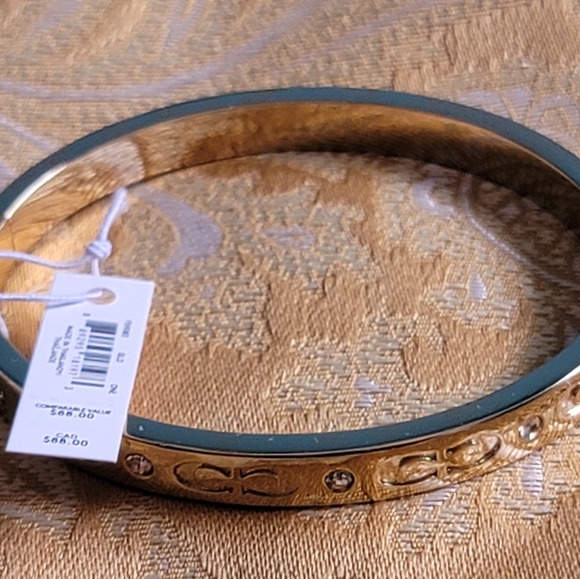 Coach Gold-tone BANGLE Jewelry Bracelet - Picture 5 of 7